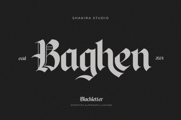 Baghen: A Blackletter Typeface for Timeless Design