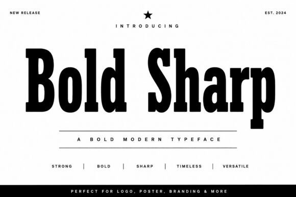 Bold Sharp: The Modern Serif That Commands Attention