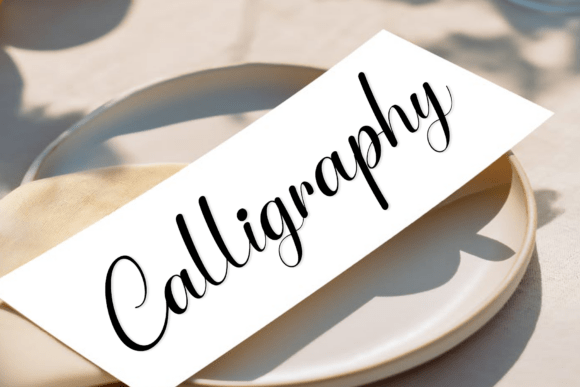 Calligraphy: The Rhythmic Script Font for Artisanal Branding