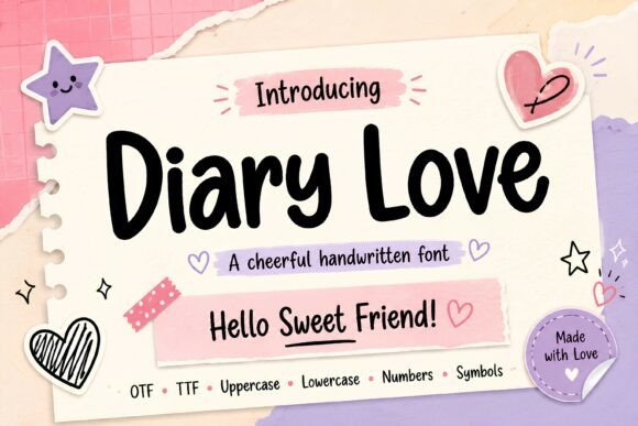 Finding Warmth in Your Designs: The Diary Love Font