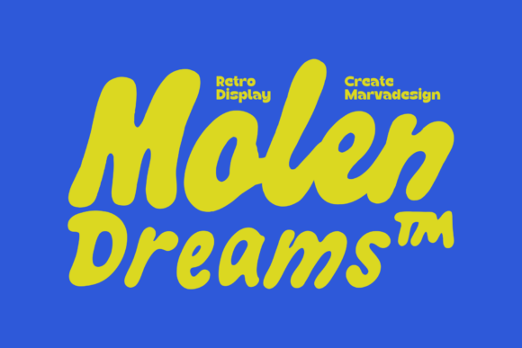Molen Dream: A Typeface That Feels Like a Sunny Afternoon