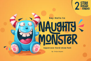 Naughty Monster: A Friendly Font for Creative Projects