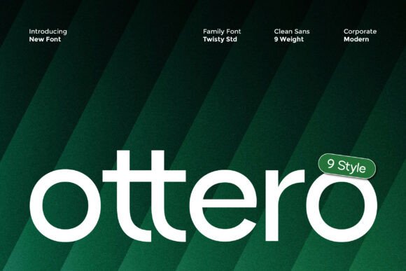 Ottero: A Clean Sans Serif for Modern Visual Consistency