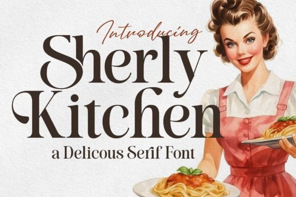 Sherly Kitchen: A Typeface with Vintage Soul and Modern Polish