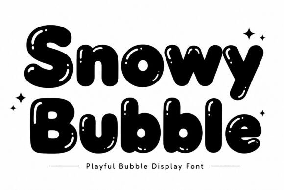 Snowy Bubble: Capturing Winter's Joyful Spirit in Every Letter