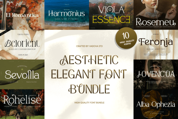 The Aesthetic Elegant Bundle: A Guide to Refined Typography