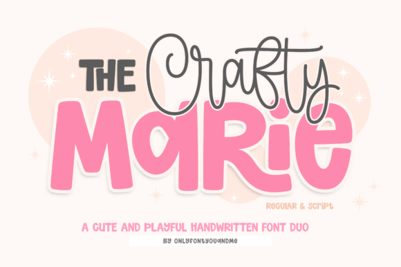 The Crafty Marie: A Font Duo for Playful, Professional Design