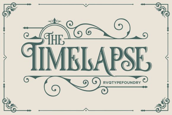 Timelapse: A Bold Blackletter Font for Confident Design